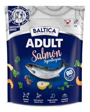 BALTICA EXCELLENT Adult Salmon Hypoallergenic - dla średnich ras 1kg