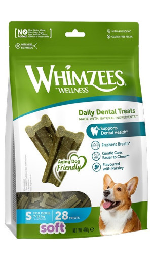 WHIMZEES Gryzaki dentystyczne Soft Stix S 28 szt.