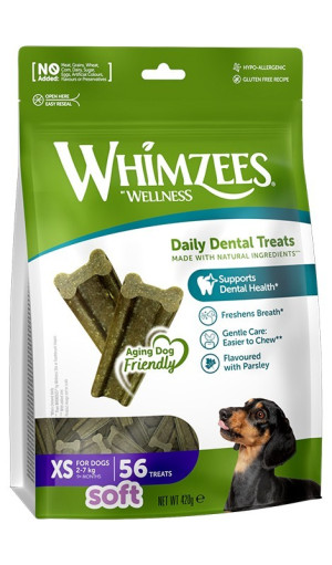 WHIMZEES Gryzaki dentystyczne Soft Stix XS 56 szt.