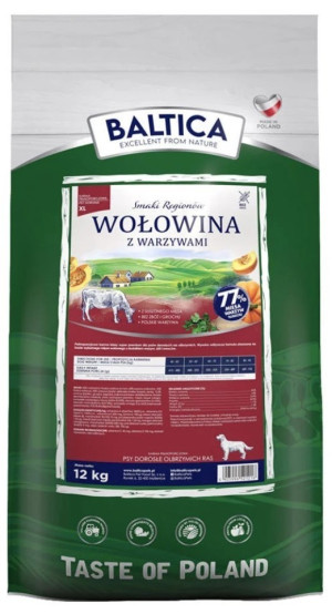 BALTICA SMAKI REGIONÓW Wołowina z warzywami XL 12kg