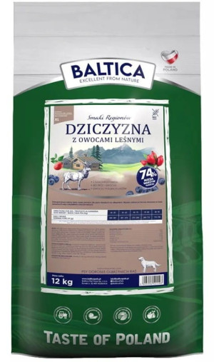 BALTICA SMAKI REGIONÓW Dziczyzna z owocami leśnymi XL 12kg