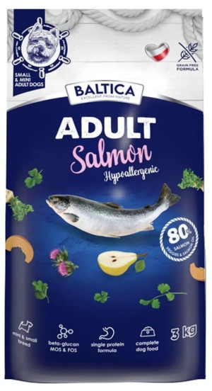 BALTICA EXCELLENT Adult Salmon Hypoallergenic XS/S 9 kg