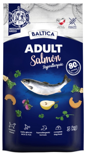BALTICA EXCELLENT Adult Salmon Hypoallergenic M 9 kg