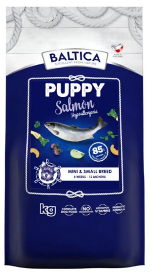 BALTICA EXCELLENT Puppy Salmon Hypoallergenic dla szczeniąt małych ras 1 kg