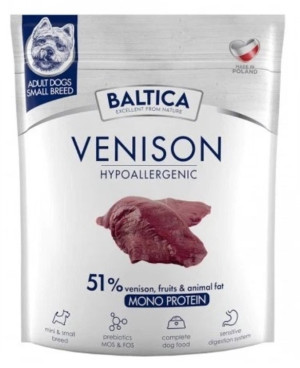 BALTICA NUTRACEUTIC Hypoallergenic Venison and Rice XS/S 3 kg