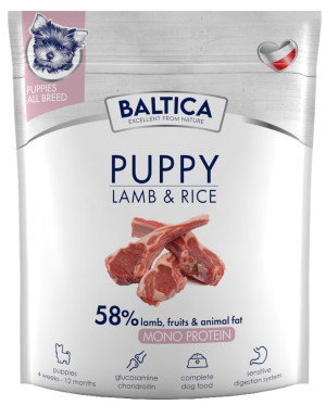 BALTICA NUTRACEUTIC Hypoallergenic Puppy Lamb and Rice All Breeds 3 kg