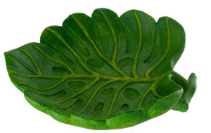 REPTILE NOVA Dish Leaf Miska do terrarium na wodę i jedzenie 15 x 13,5 x 3,5 cm