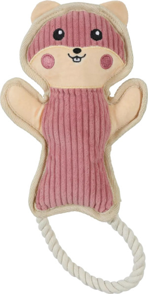 ZOLUX Zabawka dla psa wytrzymała Chomik BUDDY 28 cm - różowy