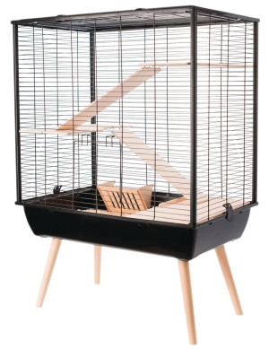 ZOLUX Klatka Neo Cosy Duże gryzonie H80 - Czarna