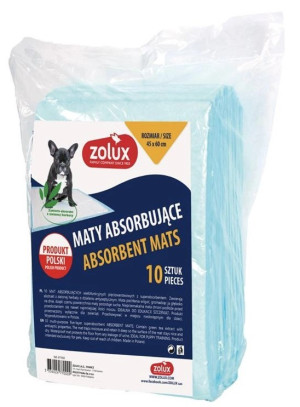 ZOLUX Maty absorbujące do nauki czystości 10 sztuk 45cm x 60cm (10szt.)