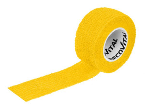Bandaż kohezyjny 2,5 cm x 4,5 m żółty 1 sztuka