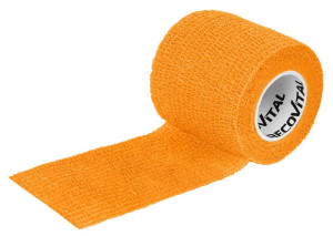 Bandaż kohezyjny 5 cm x 4,5m pomarańczowy 1 sztuka