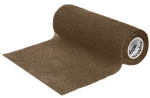 Bandaż kohezyjny 15 cm x 4,5m brązowy 1 sztuka