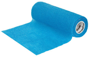 Bandaż kohezyjny 15 cm x 4,5m niebieski 1 sztuka