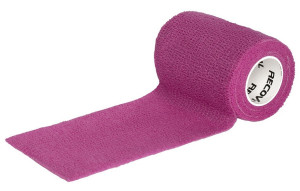 RECOVITAL Bandaż kohezyjny różowy 7,5 cm x 4,5 m 1 sztuka