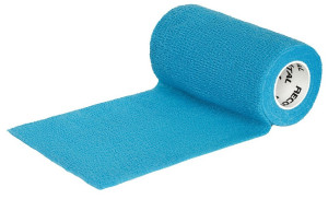RECOVITAL Bandaż kohezyjny niebieski 10 cm x 4,5 m 1 sztuka