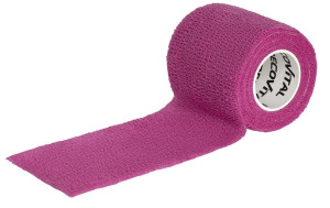 RECOVITAL Bandaż kohezyjny różowy 5 cm x 4,5 m 1 sztuka