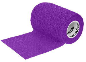 Bandaż kohezyjny 7,5 cm x 4,5m fioletowy GORZKI 1 sztuka