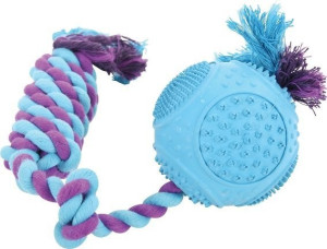 ZOLUX Piłka kauczukowa ze sznurem 7,5cm