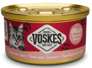VOSKES Tuńczyk z Łososiem w galaretce 85g