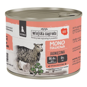 WIEJSKA ZAGRODA Monobiałkowa dla szczeniąt - Jagnięcina 400g