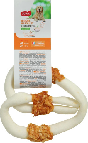 ZOLUX Gryzak dla psa precel z kurczakiem12 cm