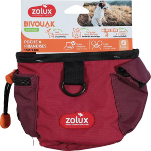ZOLUX Saszetka na przysmaki dla psa BIVOUAK - czerwona