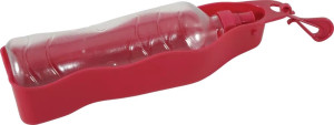 ZOLUX Składany bidon dla psa BIVOUAK 450 ml - czerwony