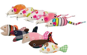 TRIXIE Myszka / rybka 9 - 12 cm / 1 szt.