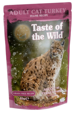 TASTE OF THE WILD Adult CAT Turkey Pate 85g (saszetka)