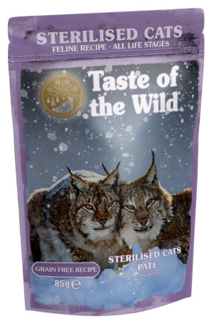 TASTE OF THE WILD Sterilised CAT Pate 85g (saszetka)