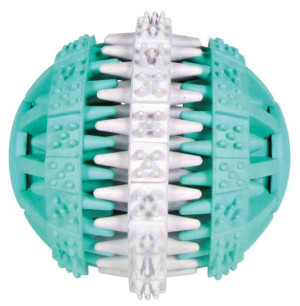 TRIXIE Masująca piłka miętowa Denta Fun 7cm