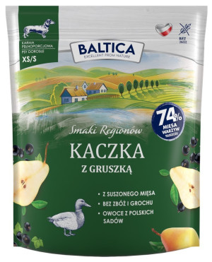 BALTICA SMAKI REGIONÓW Kaczka z gruszką XS/S 12 kg