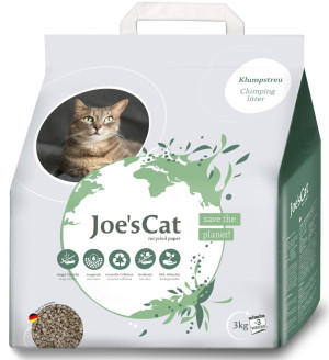JOE's CAT żwirek dla kota z papieru z recyklingu 8l