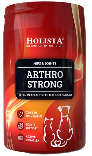 HOLISTA Arthro Strong suplement na stawy dla psa i kota (proszek) 600g