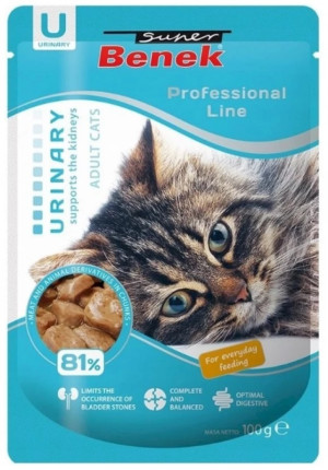 SUPER BENEK Cat Urinary - saszetka 100g