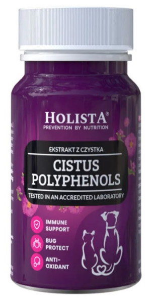 HOLISTA Cistus Herb Czystek - czystek dla psa i kota 90 tabl.