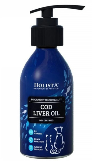 HOLISTA Cod Liver Oil - Tran z dorsza dla psa i kota 1000 ml