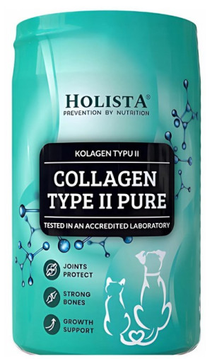 HOLISTA Collagen Type II PURE - Kolagen typu II dla psa i kota (proszek) 200g
