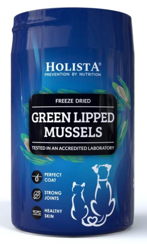 HOLISTA Green Lipped Mussel - małża nowozelandzka dla psa i kota (proszek) 500g