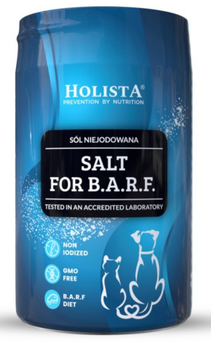 HOLISTA Salt for BARF - sól do diety BARF dla psów i kotów 400g