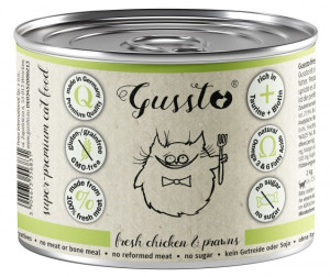 GUSSTO Cat - Fresh Chicken and Prawns 200g