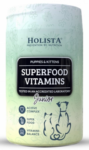 HOLISTA Superfood Vitamins Junior - witaminy i minerały dla juniora (proszek) 600g