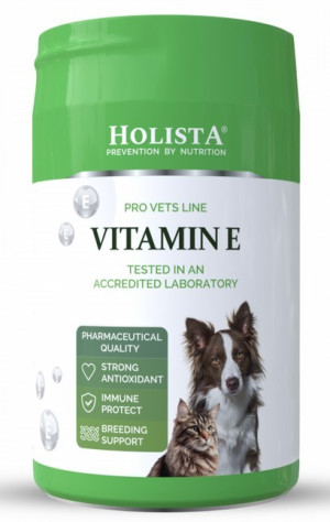 HOLISTA Vitamin E - Witamina E dla psa i kota (proszek) 800g