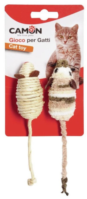 CAMON Cat Toy Myszki z Sizalu 2szt.