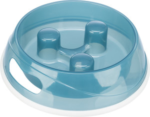 TRIXIE Miska plastikowa wymuszająca wolne jedzenie 0,45l (20cm)