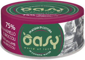 OASY Kot Kurczak z jagnięciną i brokułami 70g (puszka)