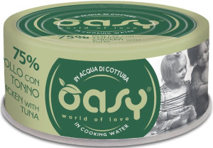 OASY Kot Kurczak z tuńczykiem 70g (puszka)