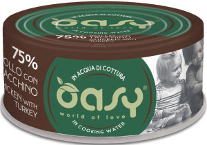 OASY Kot Kurczak z indykiem 70g (puszka)