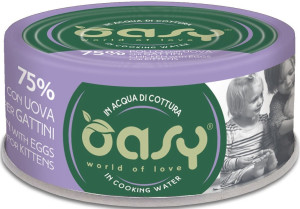 OASY Kot Kurczak z jajkiem - Kitten 70g (puszka)